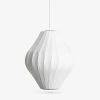 HAY Nelson Pear Crisscross Bubble Medium Pendant Lamp 48.5cm White