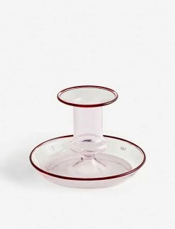 HAY Flare Glass Candle Holder 11cm