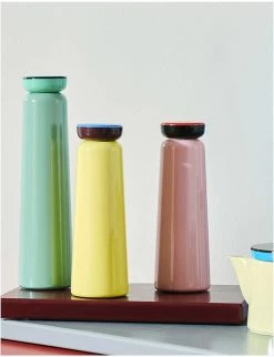 HAY Sowden Small Stainless Steel And Plastic Bottle 350ml