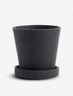 HAY Small Polystone Flower Pot With Saucer 10.5cm