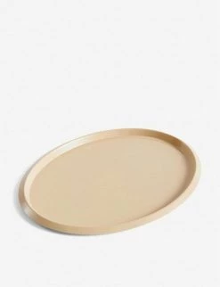 HAY Ellipse Stainless-steel Tray 31.5x24.5cm