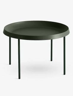 HAY Tulou Circular Steel Coffee Table 55cm X 35cm Green