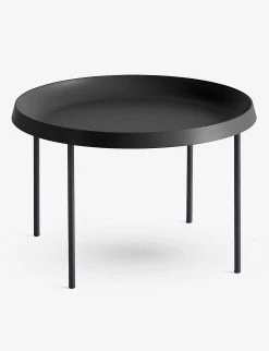 HAY GamFratesi Tulou Powder-coated Steel Side Table 35cm Black