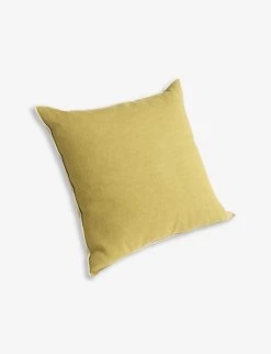 HAY Outline Contrast-trim Linen And Cotton-blend Cushion 50cm X 50cm
