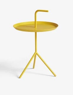 HAY DLM Powder-coated Steel Side Table 58cm X 38cm Yellow