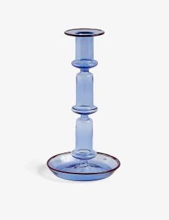 HAY Flare Tall Borosilicate Glass Candleholder 21cm X 11cm