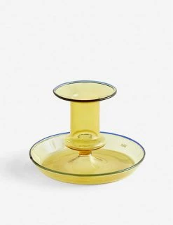 HAY Flare Glass Candle Holder 11cm