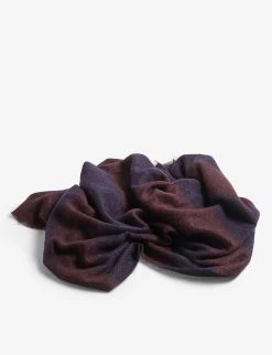 HAY Striped Mohair-blend Blanket 180cm X 120cm