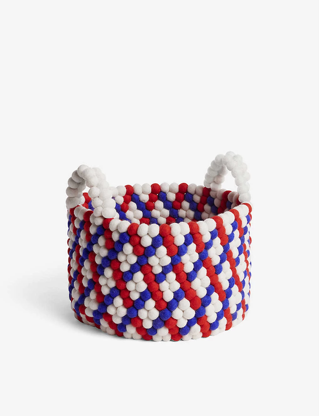 HAY Beaded Wool Basket 40cm