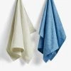 HAY Ballpoint Scribble No. 7 Cotton Tea Towels Set Of Two