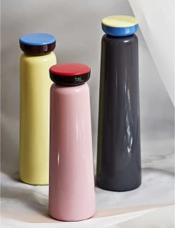 HAY Sowden Large Stainless Steel And Plastic Bottle 454ml