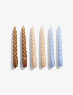 HAY Twist Candles Set Of Six