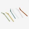 HAY Sip Swirl Glass Straws Set Of Six